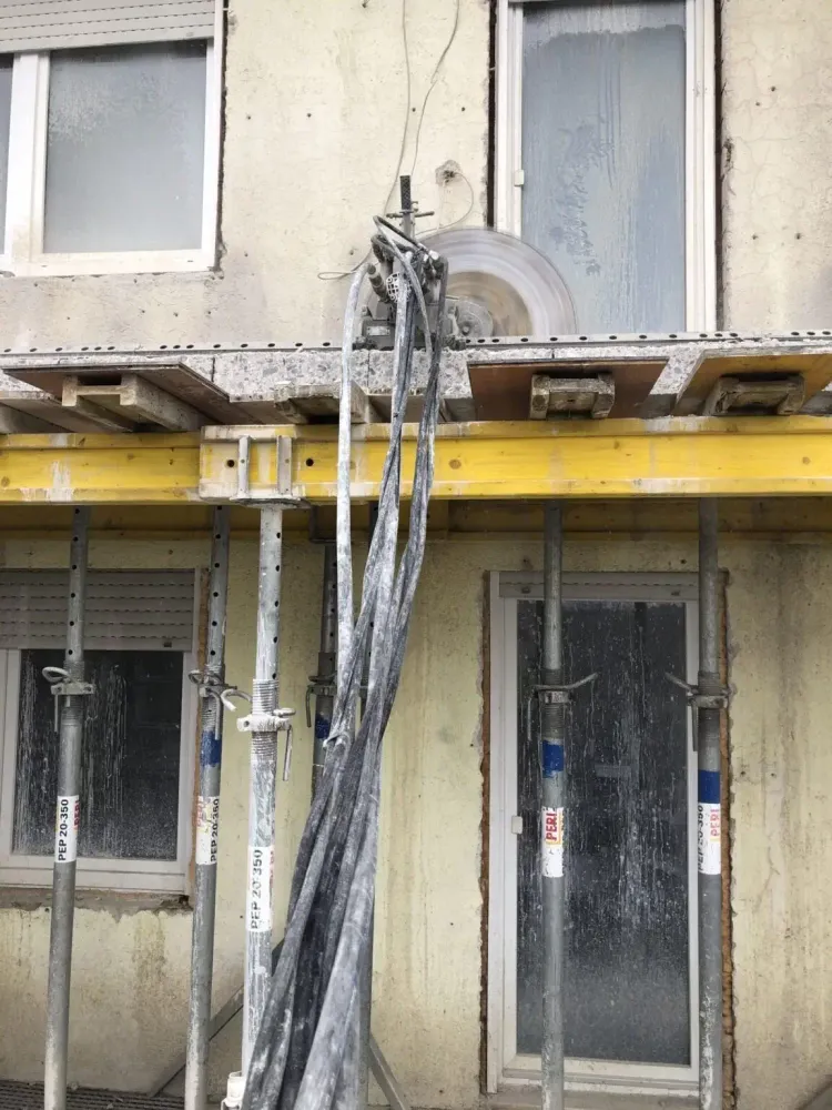 Balkontrennung mit Präzisionssägetechnik